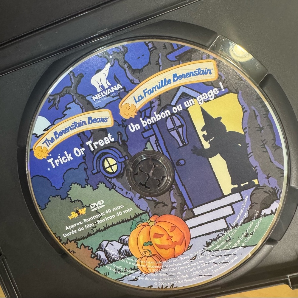 Vintage Berenstain Bears Trick or Treat Halloween Holiday DVD - Picture 3 of 4